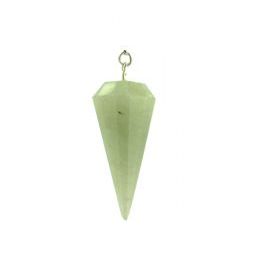 Péndulo hexagonal Cuarzo Verde 3cm aprox.